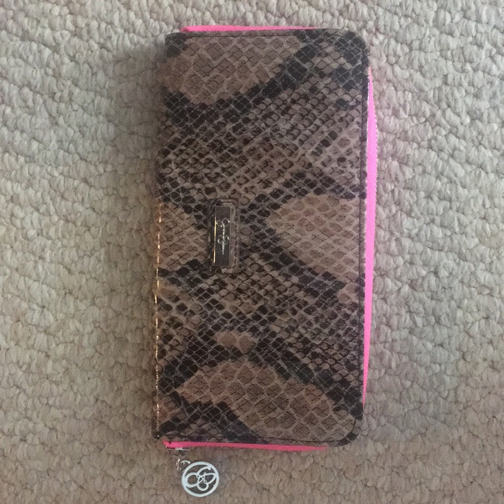 Jessica Simpson Leopard Print Wallet